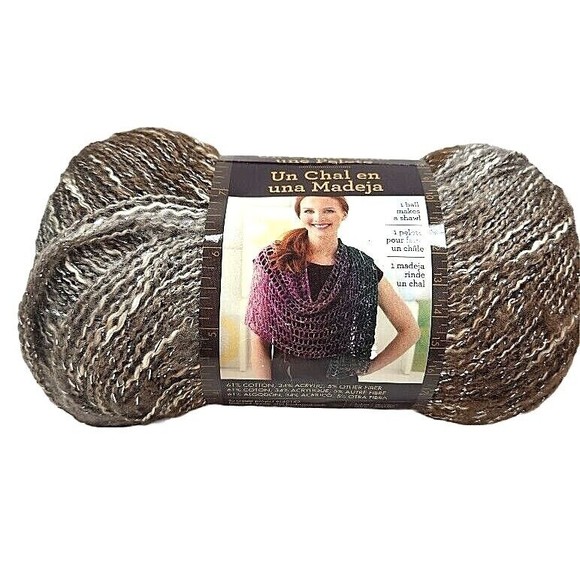 Lion Brand Art Lion Brand Cleansing Quartz Yarn Shawl In A Ball